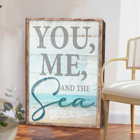 You Me and the Sea Coastal Sign II