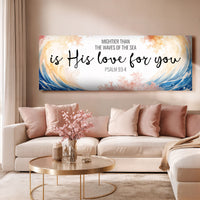 Mightier Than the Waves of the Sea Psalm 93:4 Faith Sign III