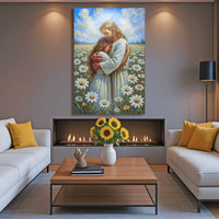 Jesus With Children Faith Wall Art