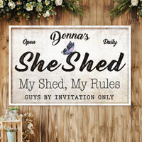 Personalized She Shed Sign XIX