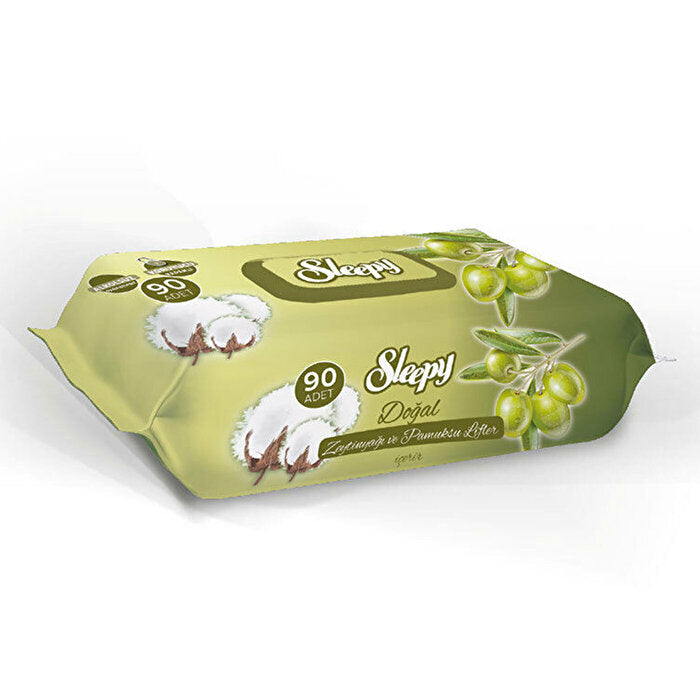 Sleepy Olive Oil Wipes 90Pcs
