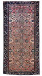 4' 4 x 9' 3 Hand Knotted Ultra Vintage Persian Wool Runner Rug