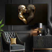 Eternal Love Figure Abstract Wall Art V