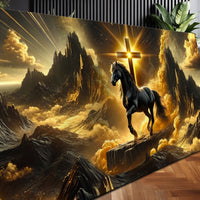 3D Horse Faith Wall Art
