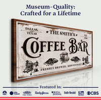 Coffee Bar Sign VIII