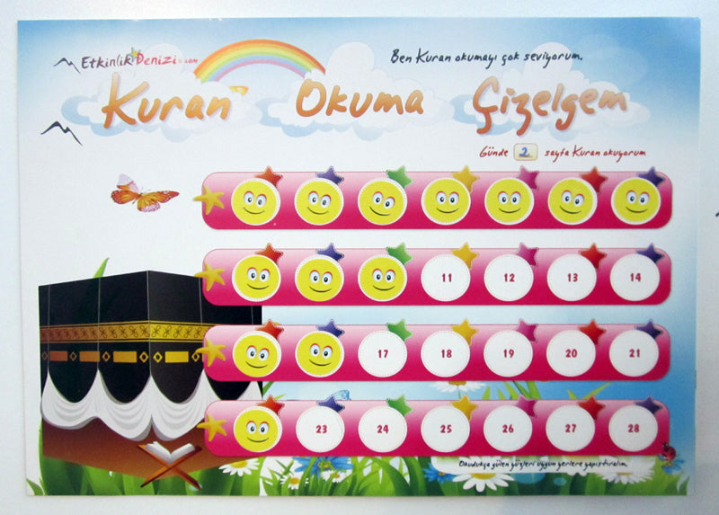 Kur'an Okuma Çizelgem