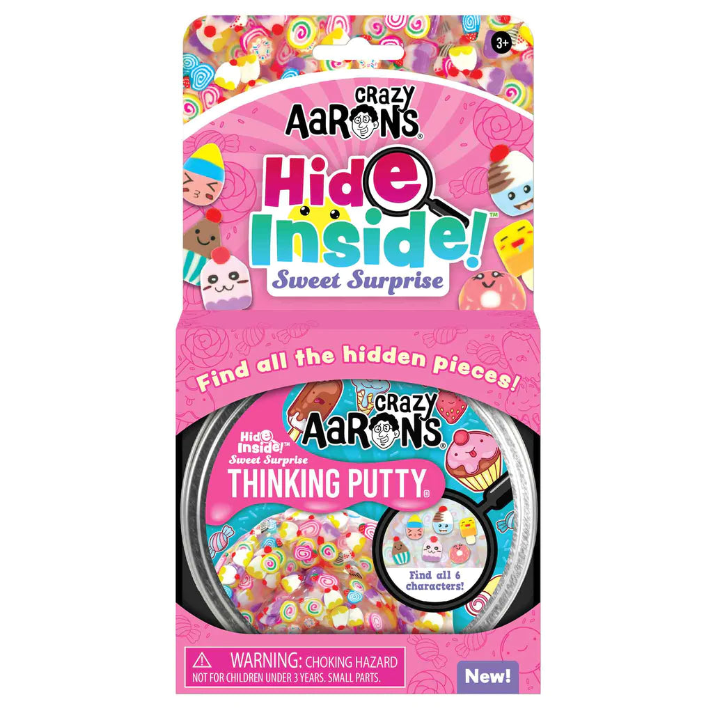 CRAZY AARON'S Thinking Putty - 4" HIDE INSIDE/SWEET SURPRISE