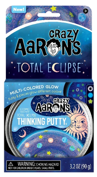 Crazy Aaron's Thinking Putty- Total Eclipse (4" tin)