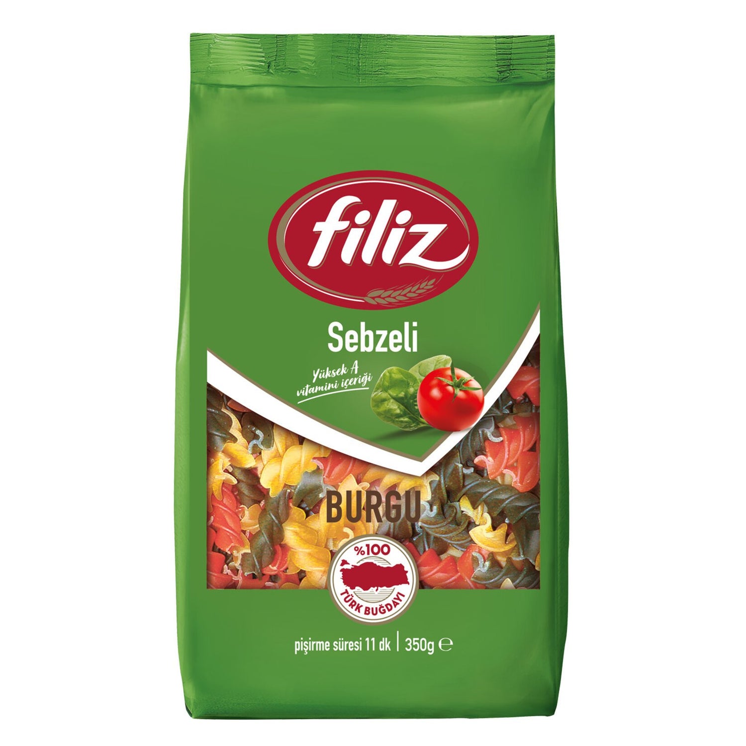 Filiz Burgu Veggie Pasta 350G