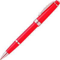 Bailey Light Polished Red Resin Rollerball Pen