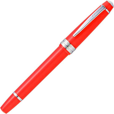 Bailey Light Polished Red Resin Rollerball Pen