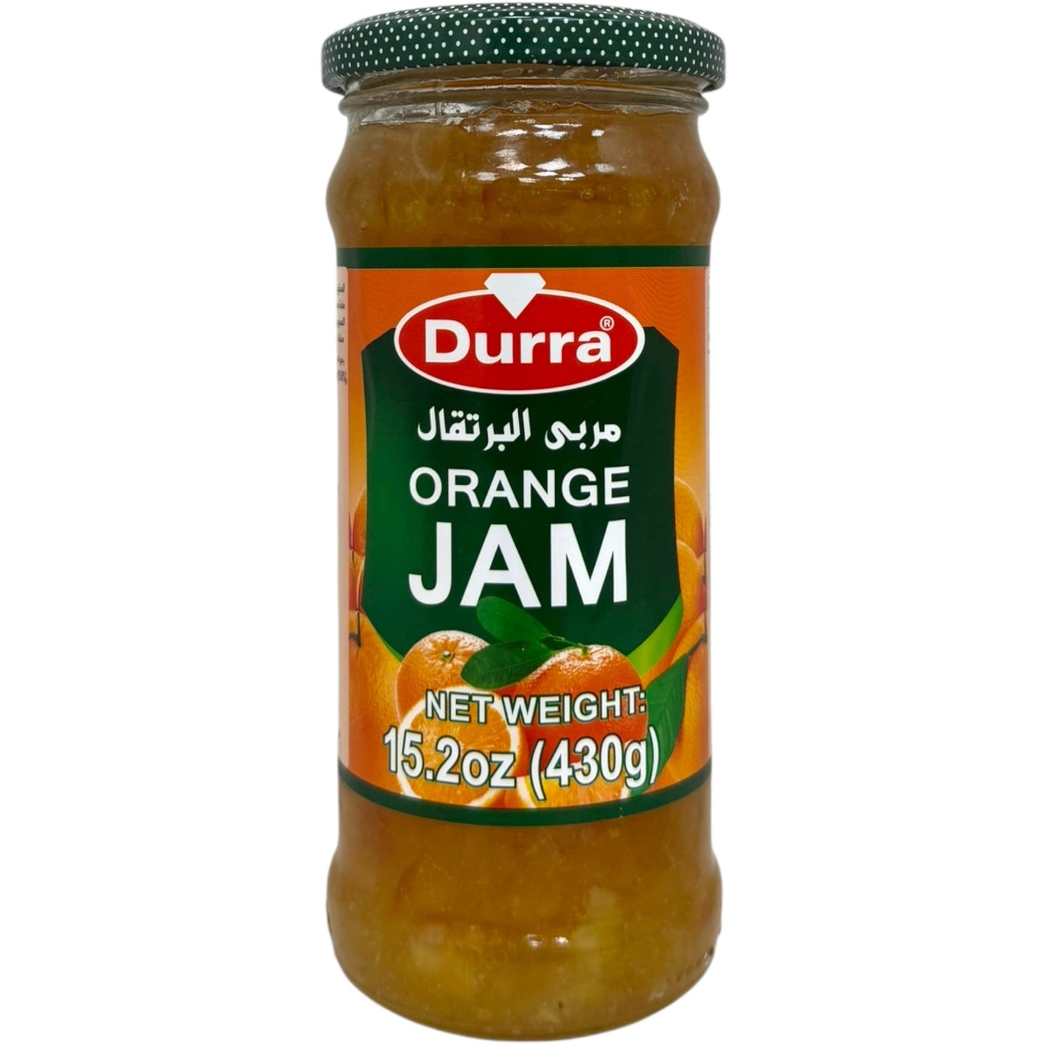 Durra Orange Jam 430g - Premium Quality Fruit Spread for Breakfast and Baking