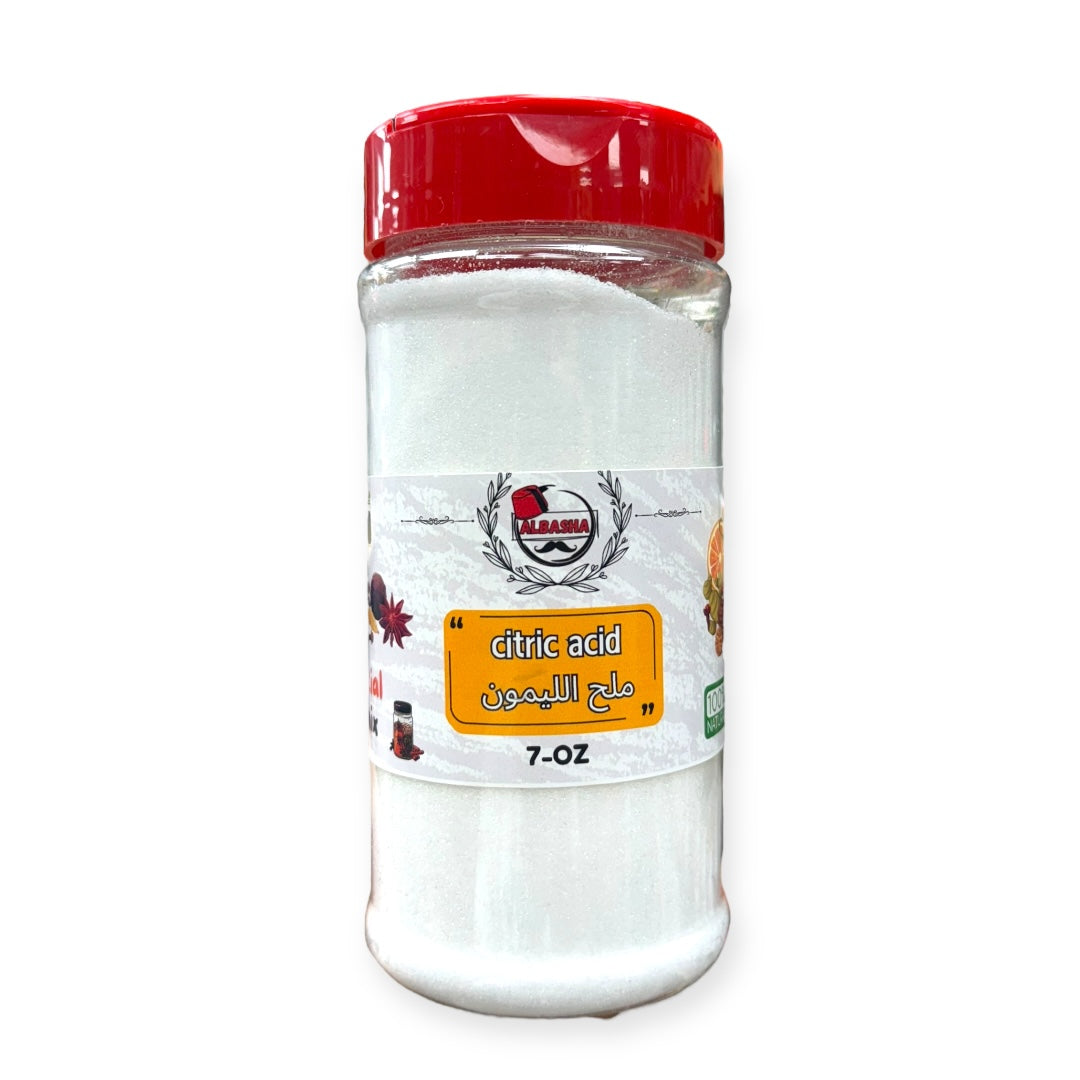 Albasha Citric Acid 100% Pure Powder for Baking, Preserving, and Cleaning – 1 LB