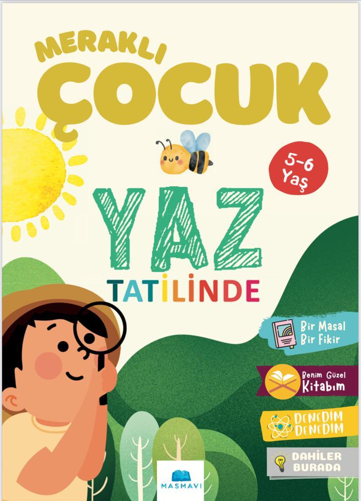 Meraklı Çocuk Yaz Tatilinde - 5-6 Yaş