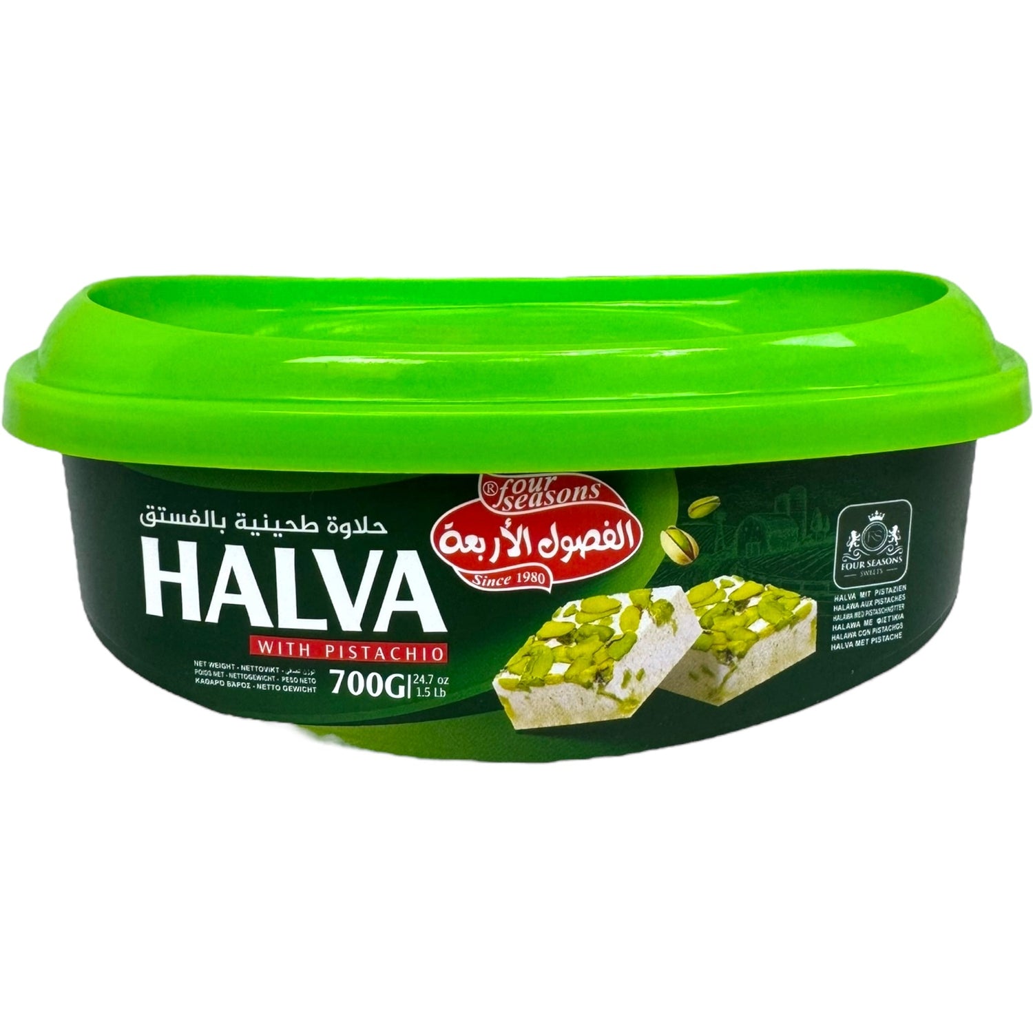 Four Season Halva With Pistachios 700g - Nutritious Sweet Treat For All Occasions