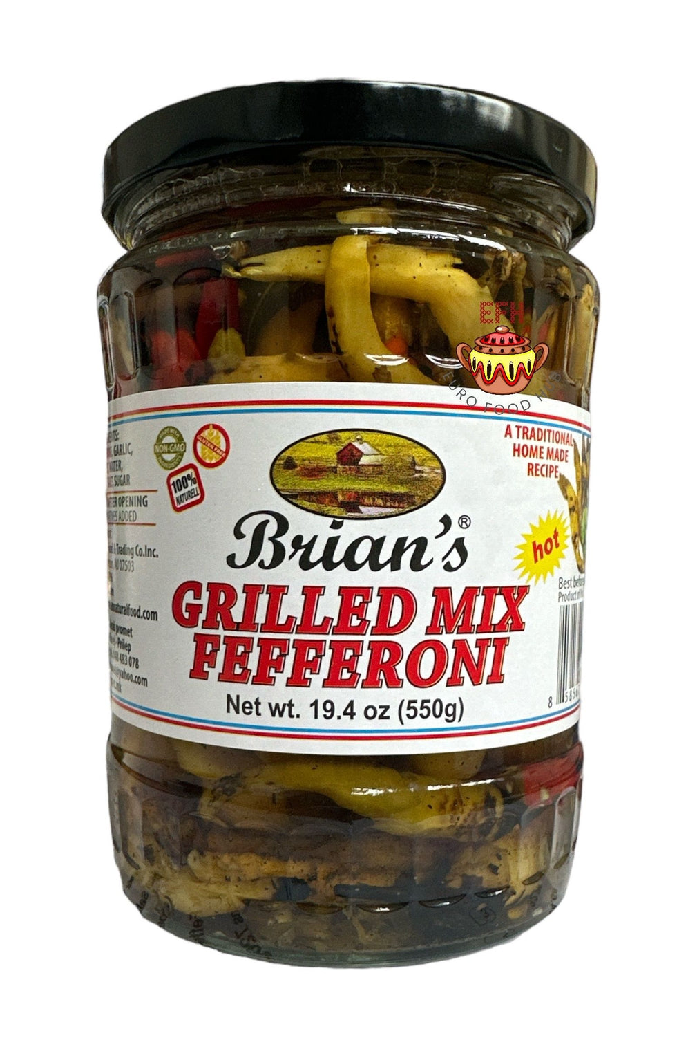Brians Grilldmix Fefer 550Gr