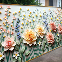 Garden Rhapsody Impasto Wall Art