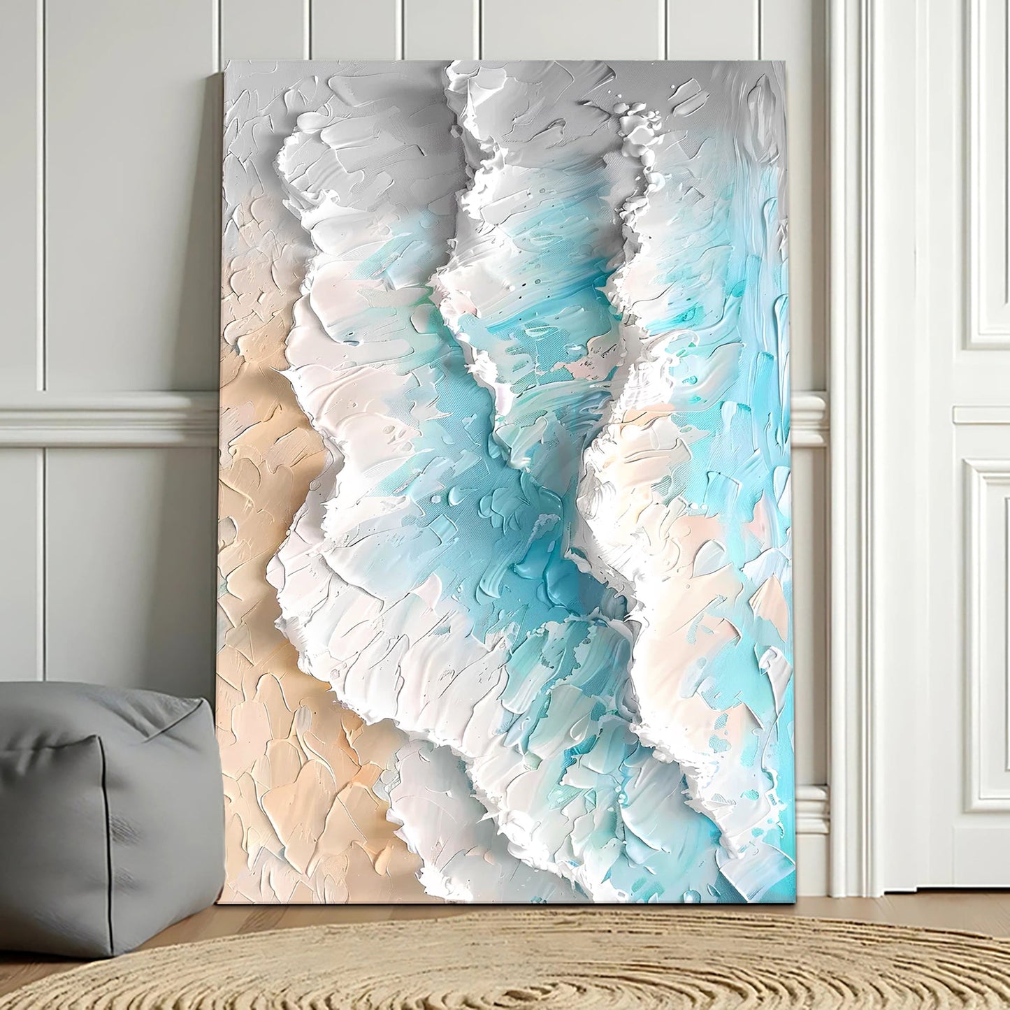 Blue Ocean Coastal Wall Art IV