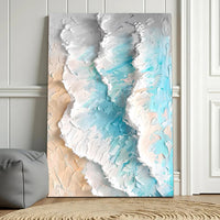 Blue Ocean Coastal Wall Art IV