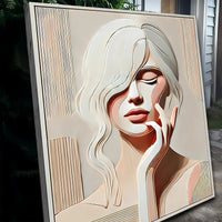 Whispered Contours Abstract Wall Art