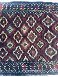 Antique 1900’s Tribal Baluch Wool Rug 4’5” x 8’6”