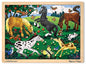 Melissa & Doug Frolicking Horses Wooden Jigsaw Puzzle (48 pcs)