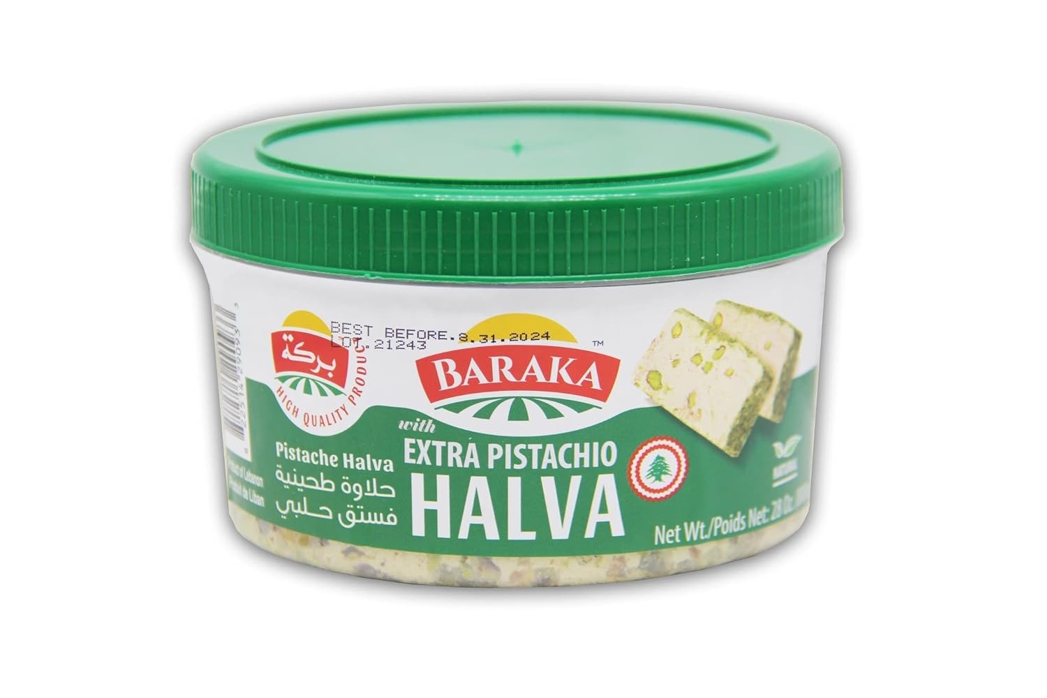 Baraka Halva Pistachio 400G
