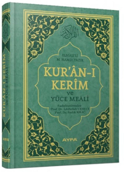 Kur'an-i Kerim ve Yüce Meali-2 Renk-Mühürlü-Rahle Boy