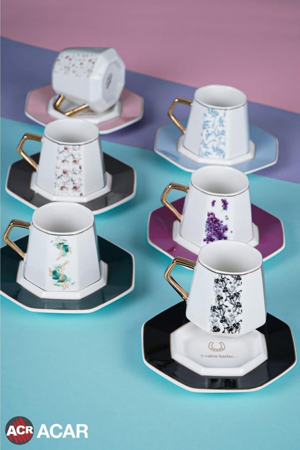 Acar 3Vakte Cofffe Set 6Pc