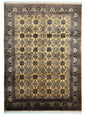 Hand-Knotted Afghan Bukhara Rug 8'4" x 11'10" - Wool, Geometric Patterns