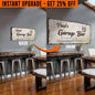 Upgrade Your 'Garage Bar' (Style 3) Canvas To 24x48 Inches