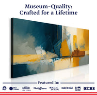 Abstract Geometric Lines Wall Art II