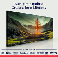 Burning Bush - Faith Wall Art X