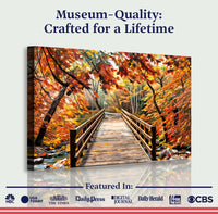 Crossing Autumn Wall Art