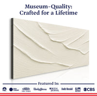 Abstract Minimalist Wave Wall Art II