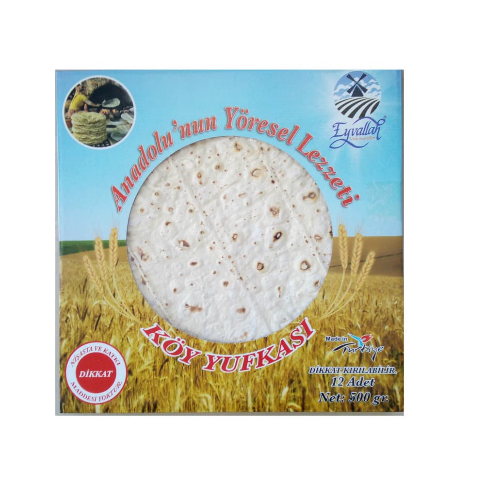 Eyvallah Yufka 500 Gr/12 Pc