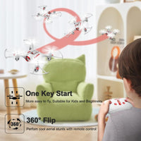 Cheerwing Syma X20 Mini Drone for Kids and Beginners RC Nano Quadcopter with Auto Hovering 3D Flip(White)