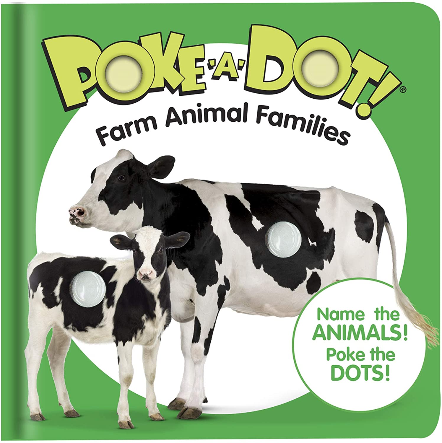 Melissa & Doug Children’s Book – Poke-a-Dot: Farm Animals Families