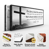John 3:16: For God So Loved The World Faith Sign V