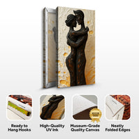 Eternal Love Figure Abstract Wall Art VII