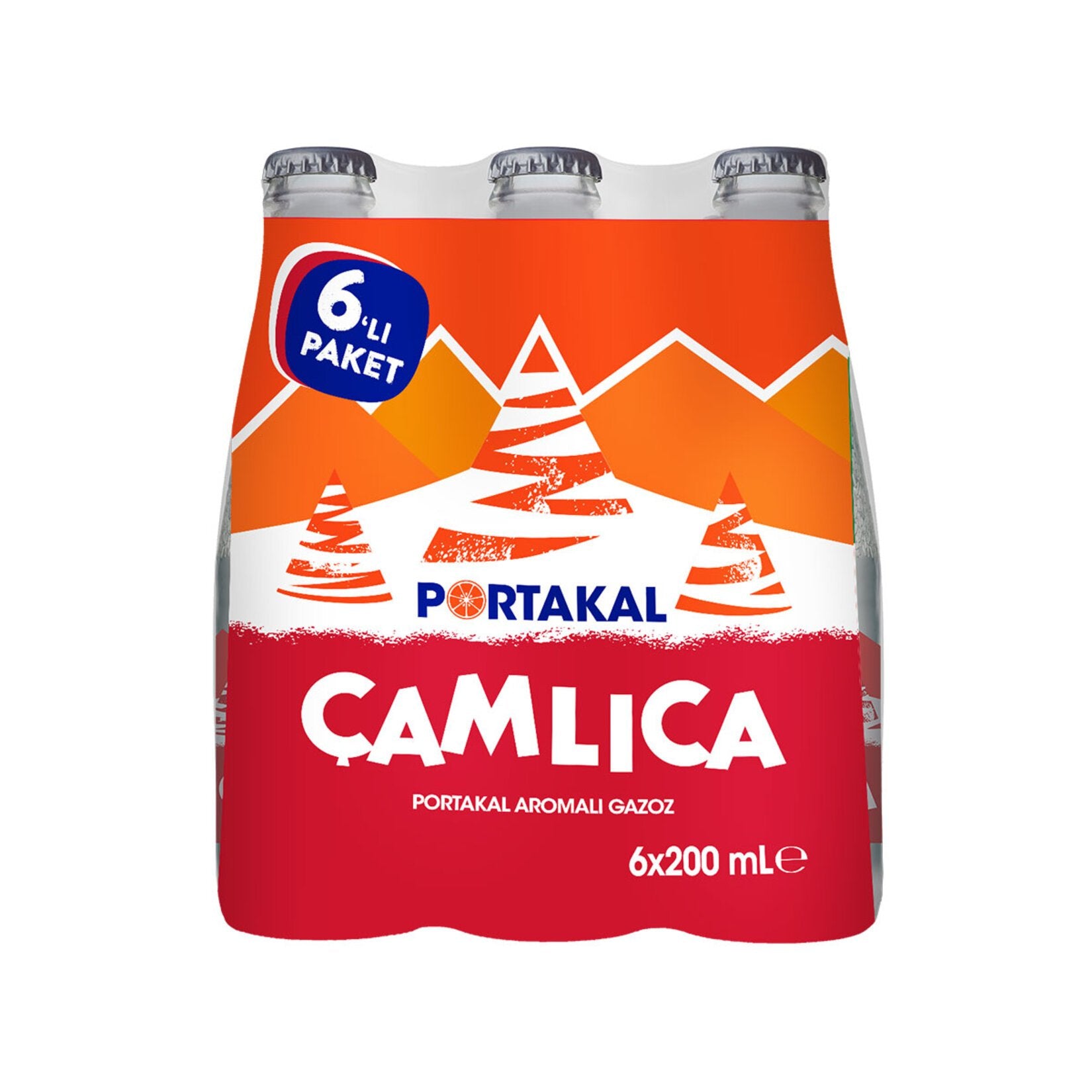 Camlica Soda Orange 6*200Ml
