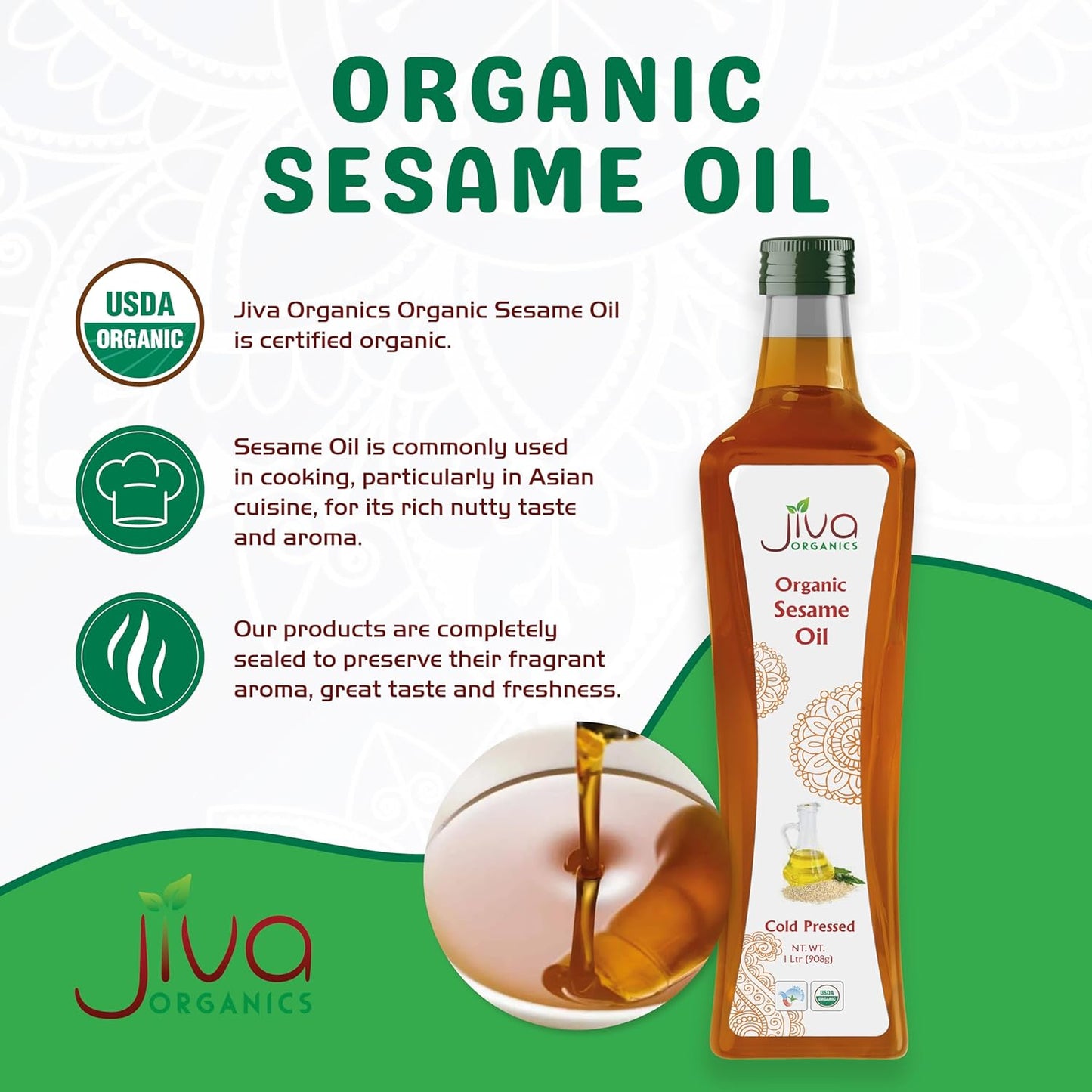 Jiva Sesame Oil 1L