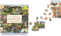 World of Jane Austen 1000 Piece Puzzle: A Jigsaw Puzzle with 60 Characters and Great Houses to Find