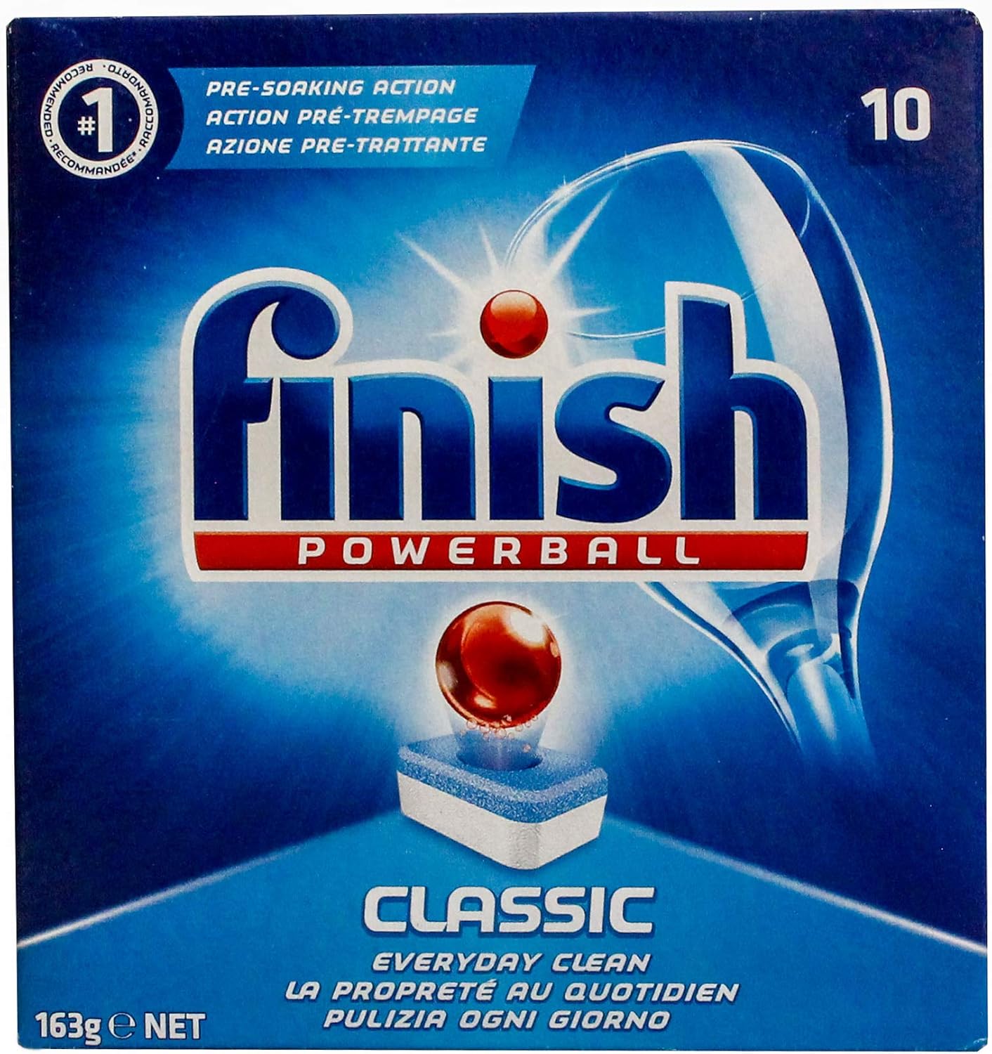 Finish Dishwasher Tablet 10Ct