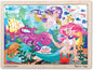 Melissa & Doug Mermaid Fantasea Wooden Jigsaw Puzzle (Preschool, Sturdy Wooden Construction, 48 Pieces, 15.7” H x 11.7” W x 0.45” L, Great Gift for Girls and Boys - Best for 4, 5, and 6 Year Olds)