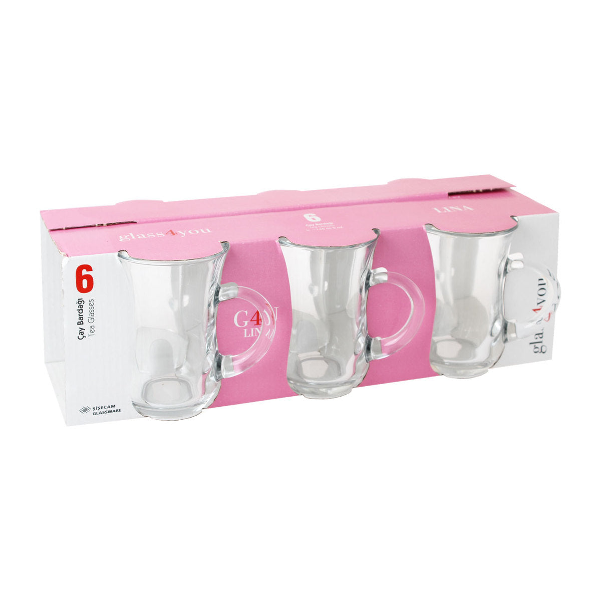 Pasabahce G4U Lina Teaglass 6Pc