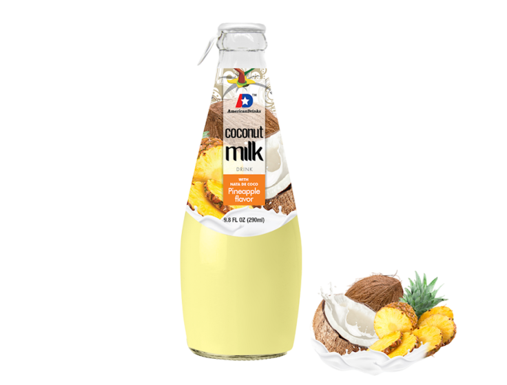 American Dew Milk Pineapple 290Ml