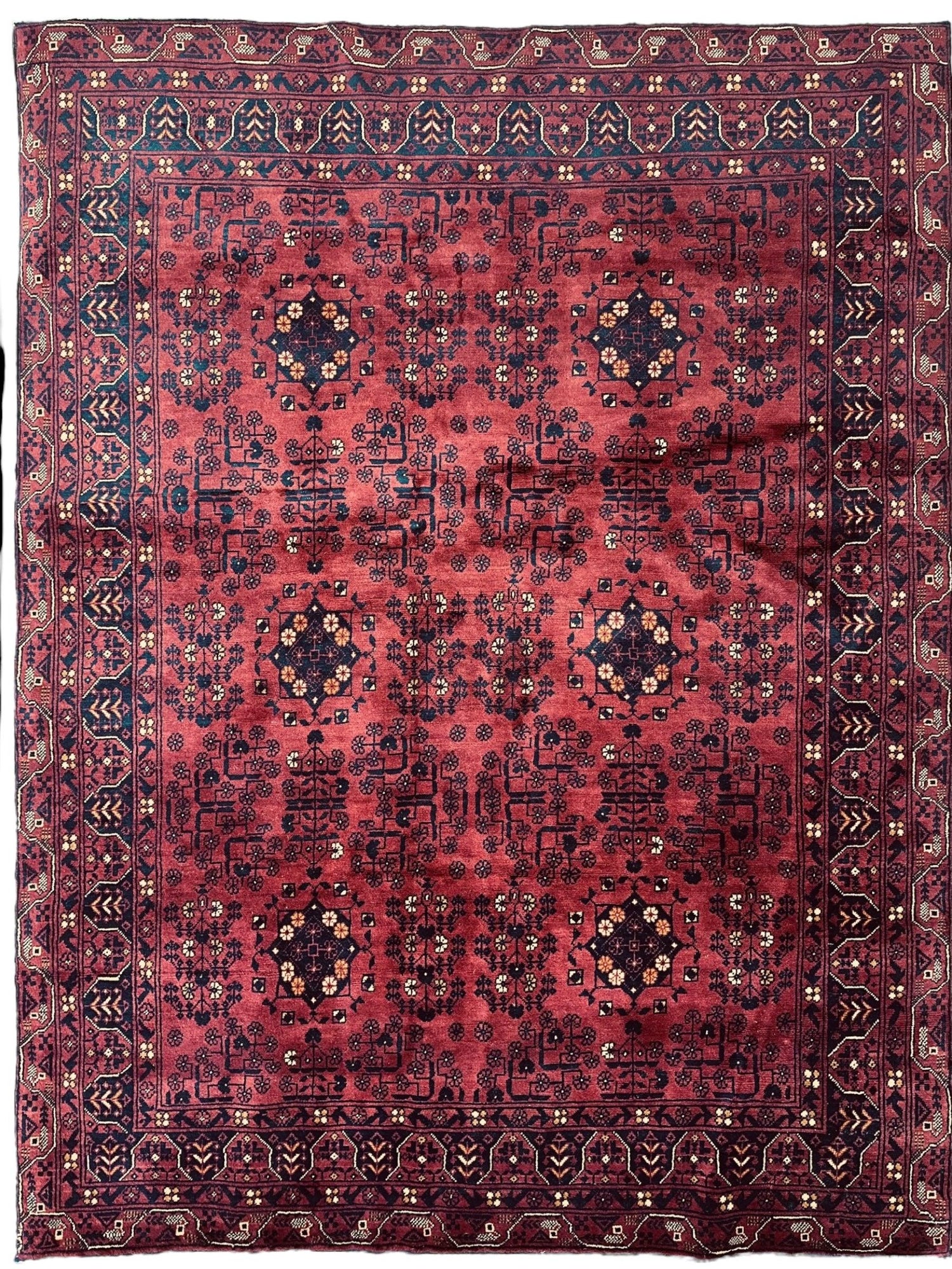 Afghani Area Rug I Turkoman Khal Mohammadi 4’9” x 6’2”
