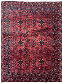 Afghani Area Rug I Turkoman Khal Mohammadi 4’9” x 6’2”