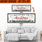 Upgrade Your 'Christmas Sign' (Style 2) Canvas To 20x60 Inches